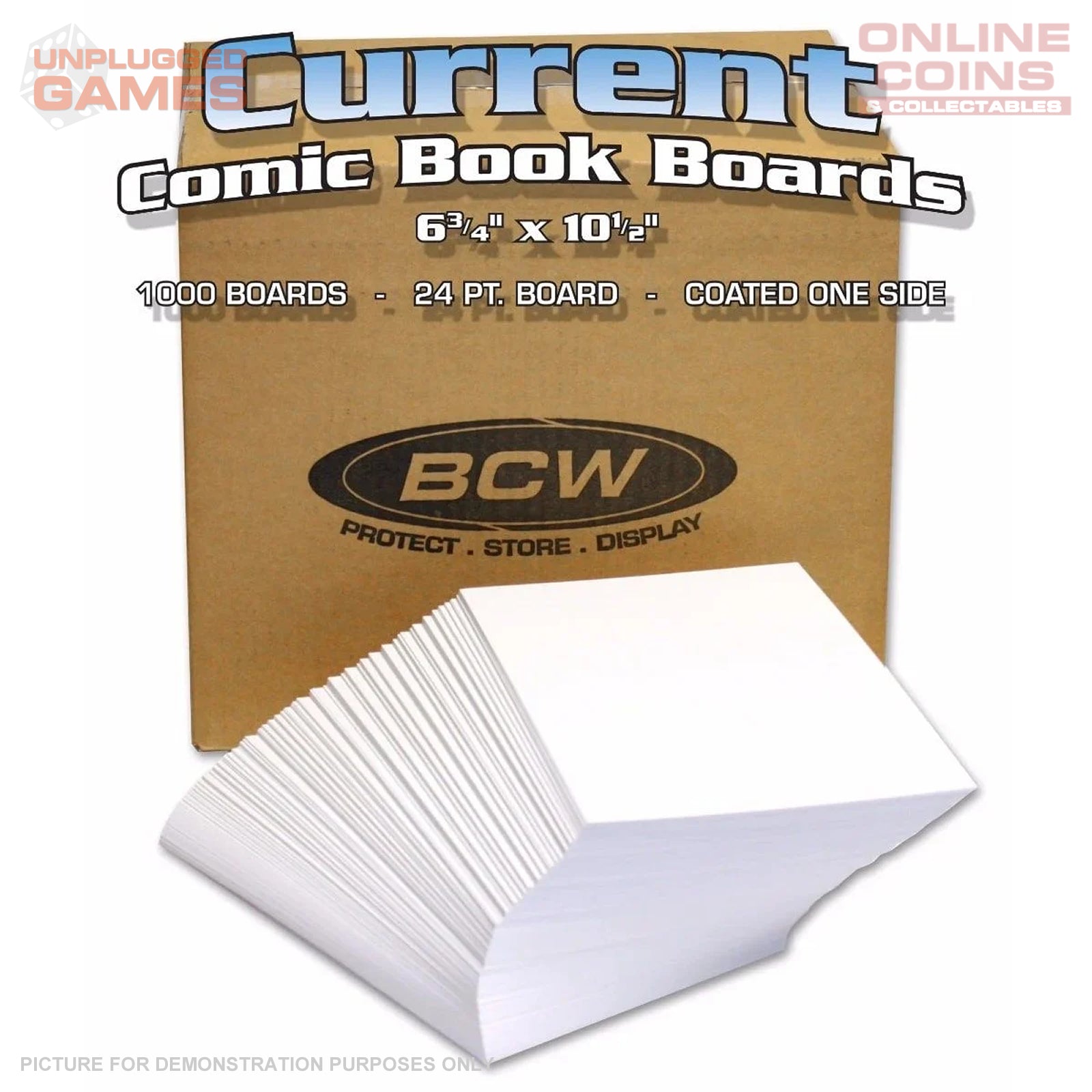 BCW Bulk Current Comic Backing Boards - Case of 1000